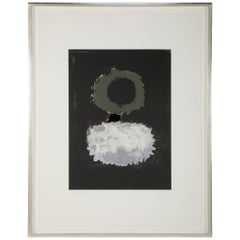 Écran noir, impression sérigraphie d'Adolph Gottlieb