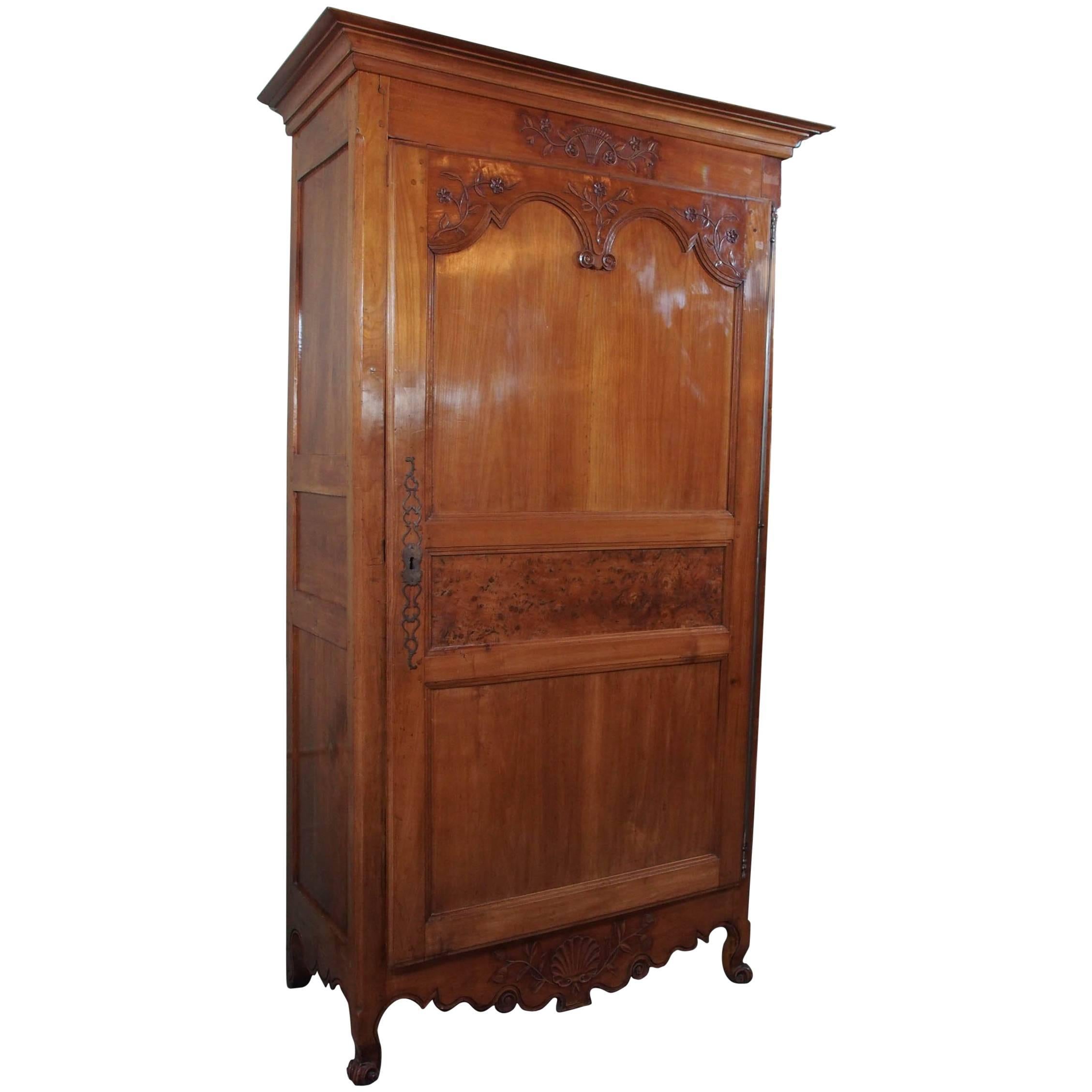 19th Century French Fruitwood Bonnetierre