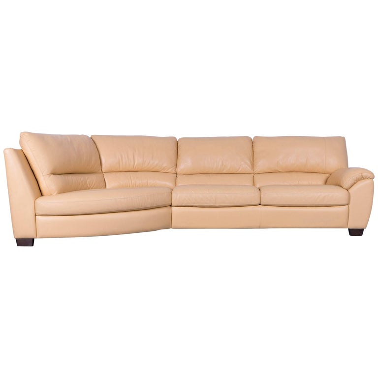 Natuzzi Leather Sofa by Italsofa For Sale at 1stdibs