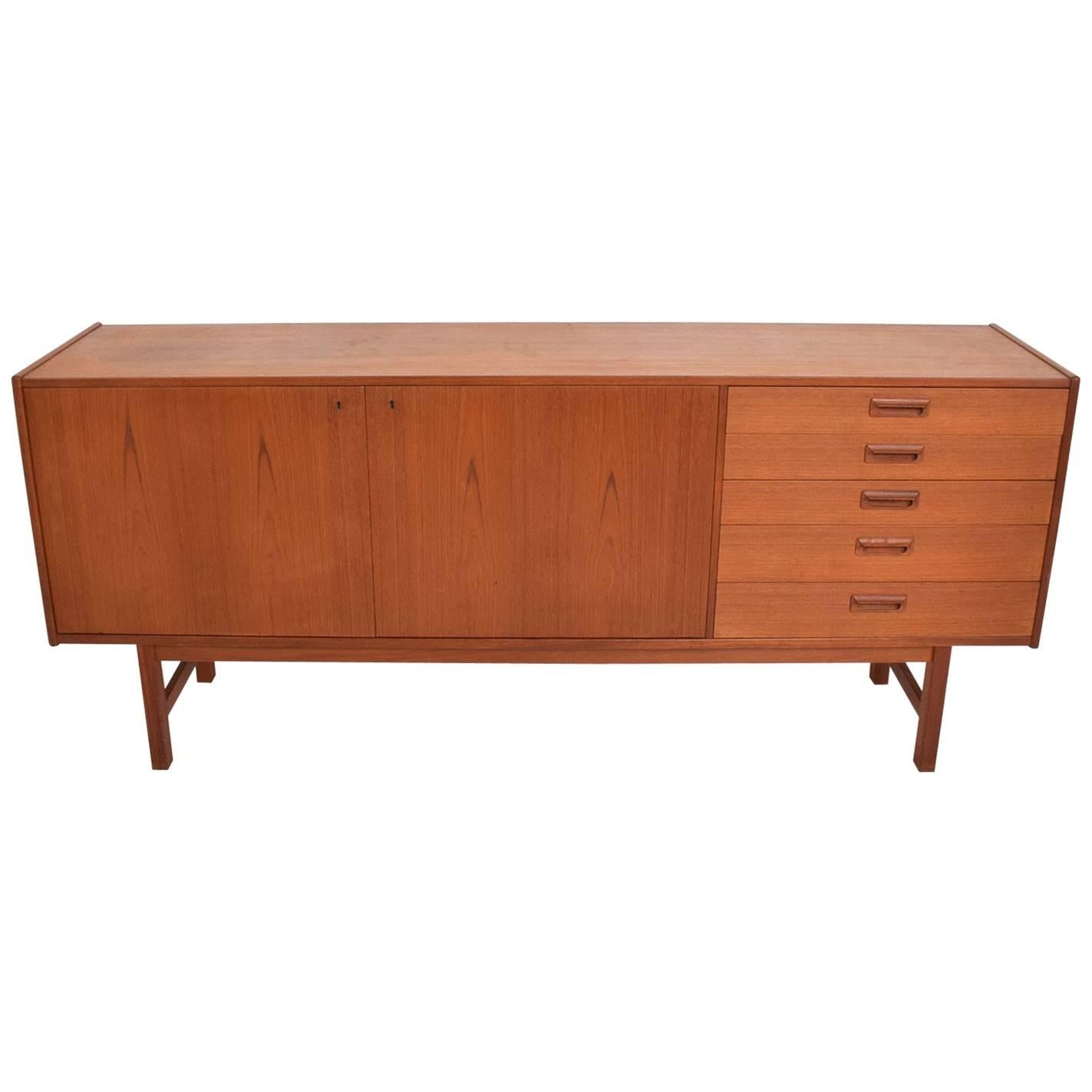  Danish Modern Classic Teak Credenza Arne Vodder Design for Sibast Denmark 1960s