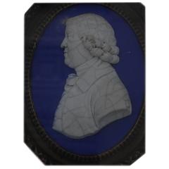 Antique Hackwood Portrait Medallion Josiah Wedgwood