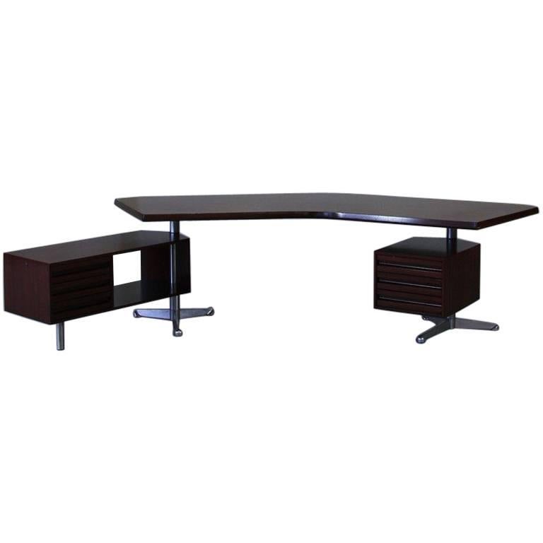Boomerang Desk by Osvaldo Borsani, Tecno 'T96' For Sale