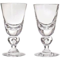 12 Exceptional Modernist Steuben Baluster Water Goblets