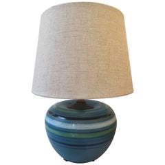 Bitossi for Rosenthal Netter Ceramic "Fascie Colorate" Table Lamp
