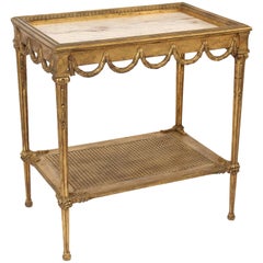 Louis XVI Style Giltwood Occasional Table