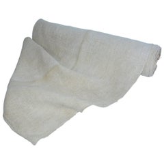 Used Linen Grain Sack Fabric