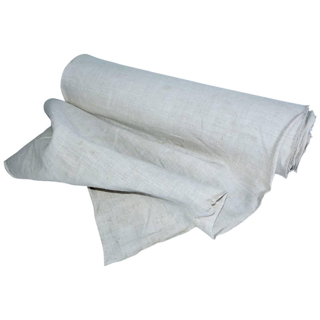 Vintage Linen Grain Sack Fabrica For Sale at 1stDibs