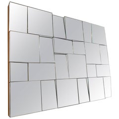 Miroir à multiples facettes de style Neal Small