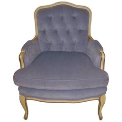 Hollywood Regency French Provincial Queen Anne-Style Armchair