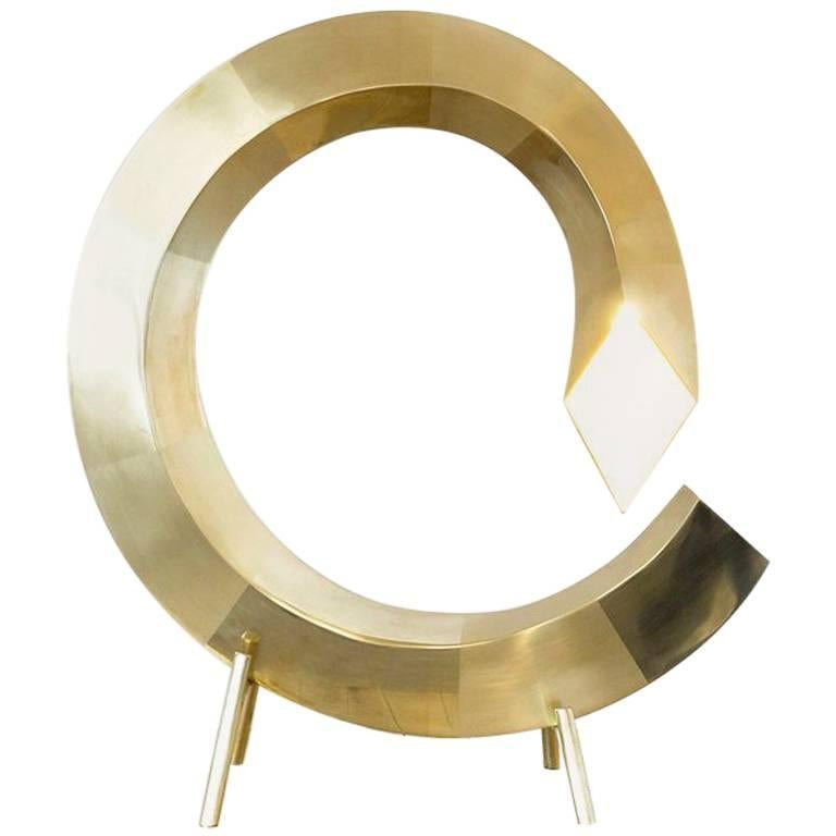 Brass Spiral Table Lamp, Rooms