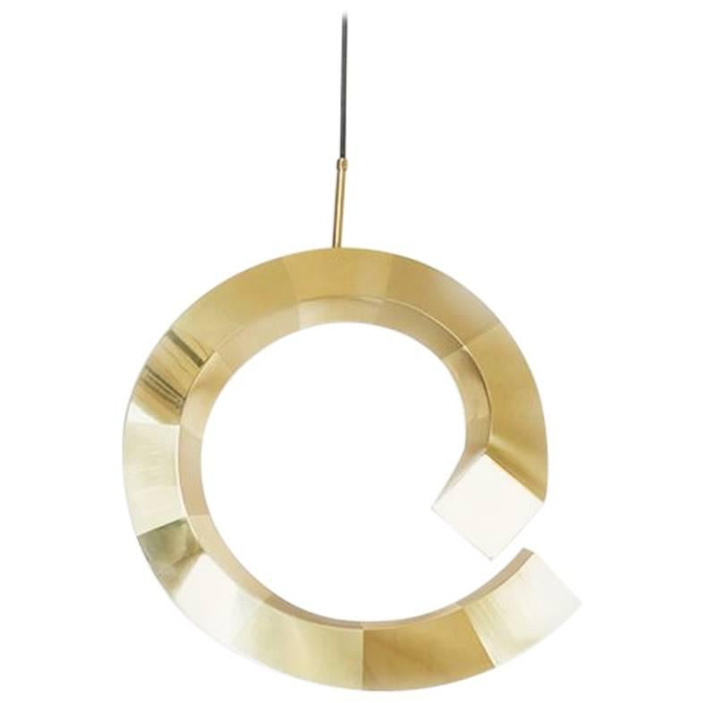 Brass Spiral Pendant Lamp, Rooms