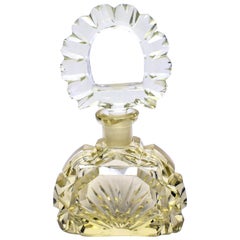 Original English Art Deco Perfume Bottle, 1930s