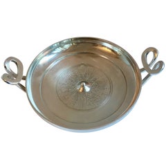 Silver Plate Greek Kylix Bowl