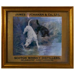 Antique Morning Nip, Original Framed Advertising Print for Buchanan’s Whisky