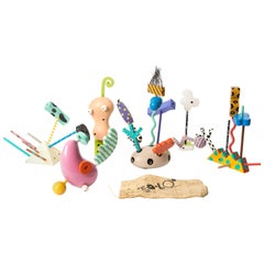 Memphis Zolo Wooden Toys Designed by Byron Glaser and Sandra Higashi for MOMA