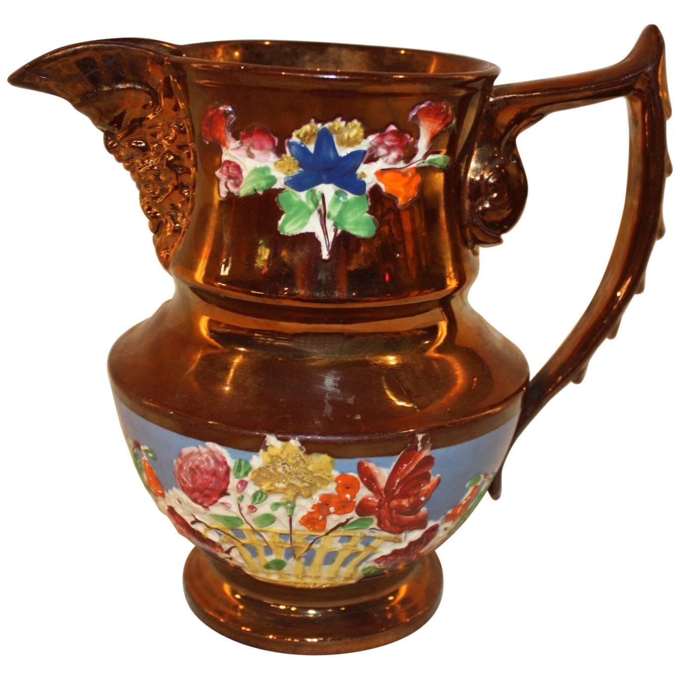 19th Century French Pitcher