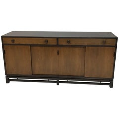 Edward Wormley for Dunbar Mahogany and Walnut Sideboard Credenza