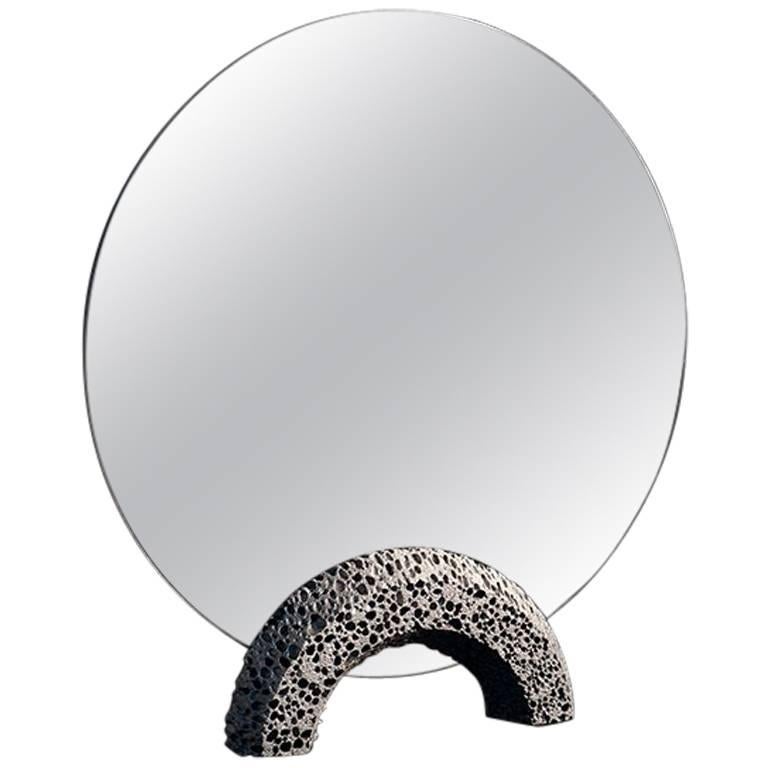 Contemporary Replica 'Lost Foam' Aluminium Dresser Mirror by Studio Furthermore For Sale