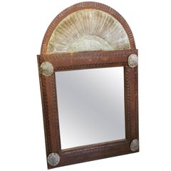 Large Tin Spanish Colonial Style Mirror