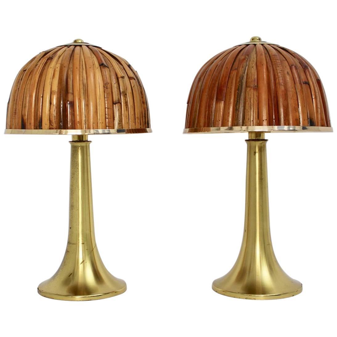 Gabriella Crespi Fungo Table Lamps from the Rising Sun Series, 1973, Italy