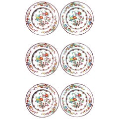 Wedgwood Set of Six Pearlware Botanical Plates