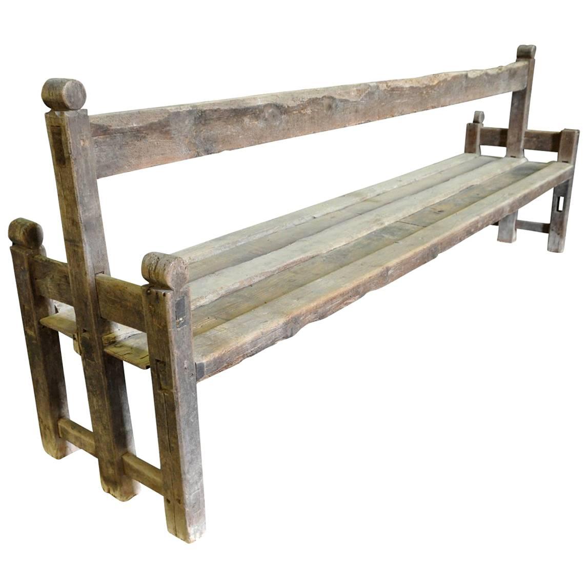 17th Century Spanish Double Sided Bench
