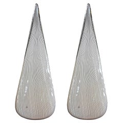 Pair of Murano Glass Lamps by Vetri