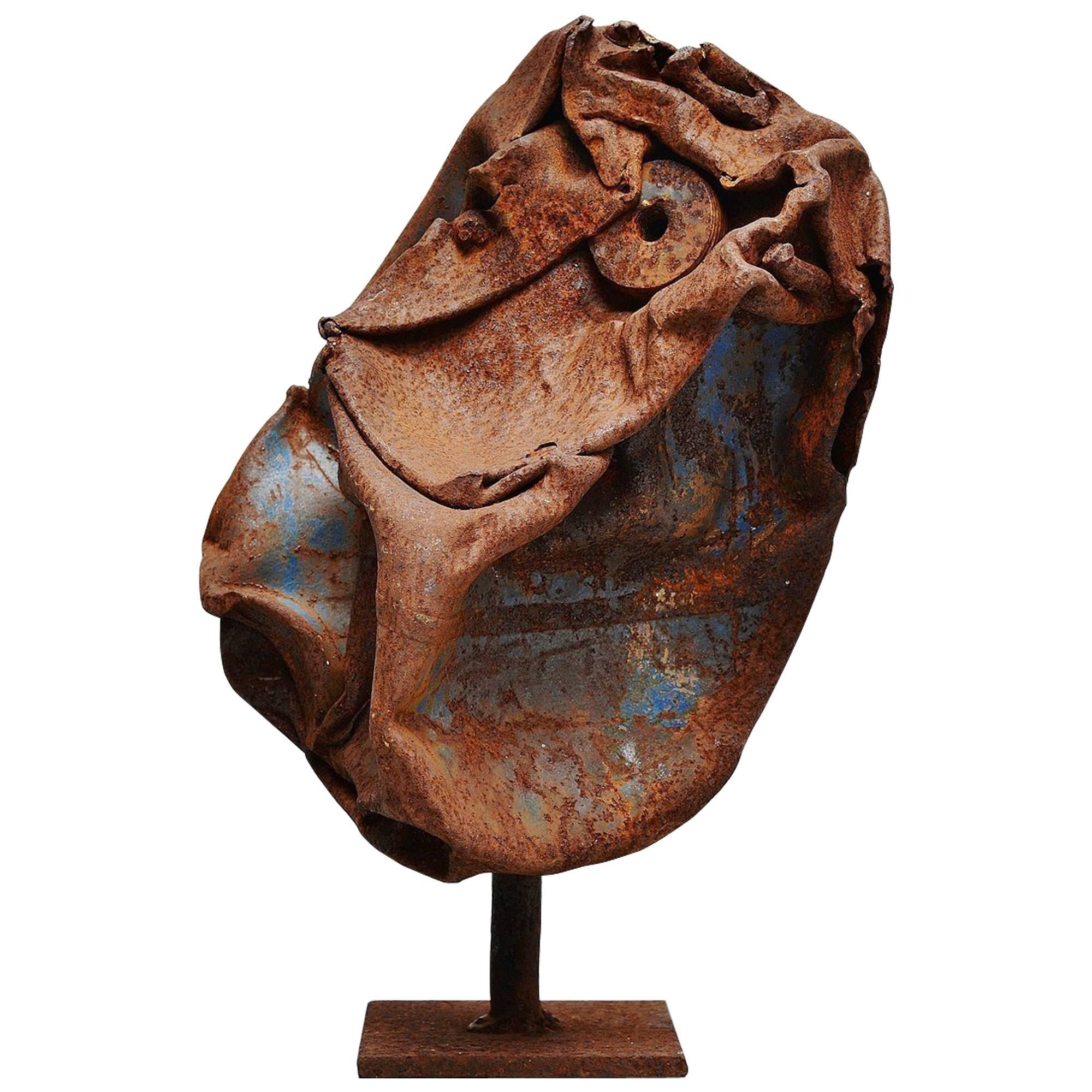 Scultura astratta moderna di rifiuti di Theo Niermeijer, 1970