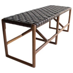 woven leather bench leather strap montgomery bench woven leather 22 for sale on 1stdibs woven leather bench leather strap montgomery bench woven leather 22 for sale on 1stdibs