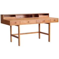 Vintage Peter Løvig Nielsen/Jens Quistgaard Flip-Top Desk in Teak for Løvig Dansk