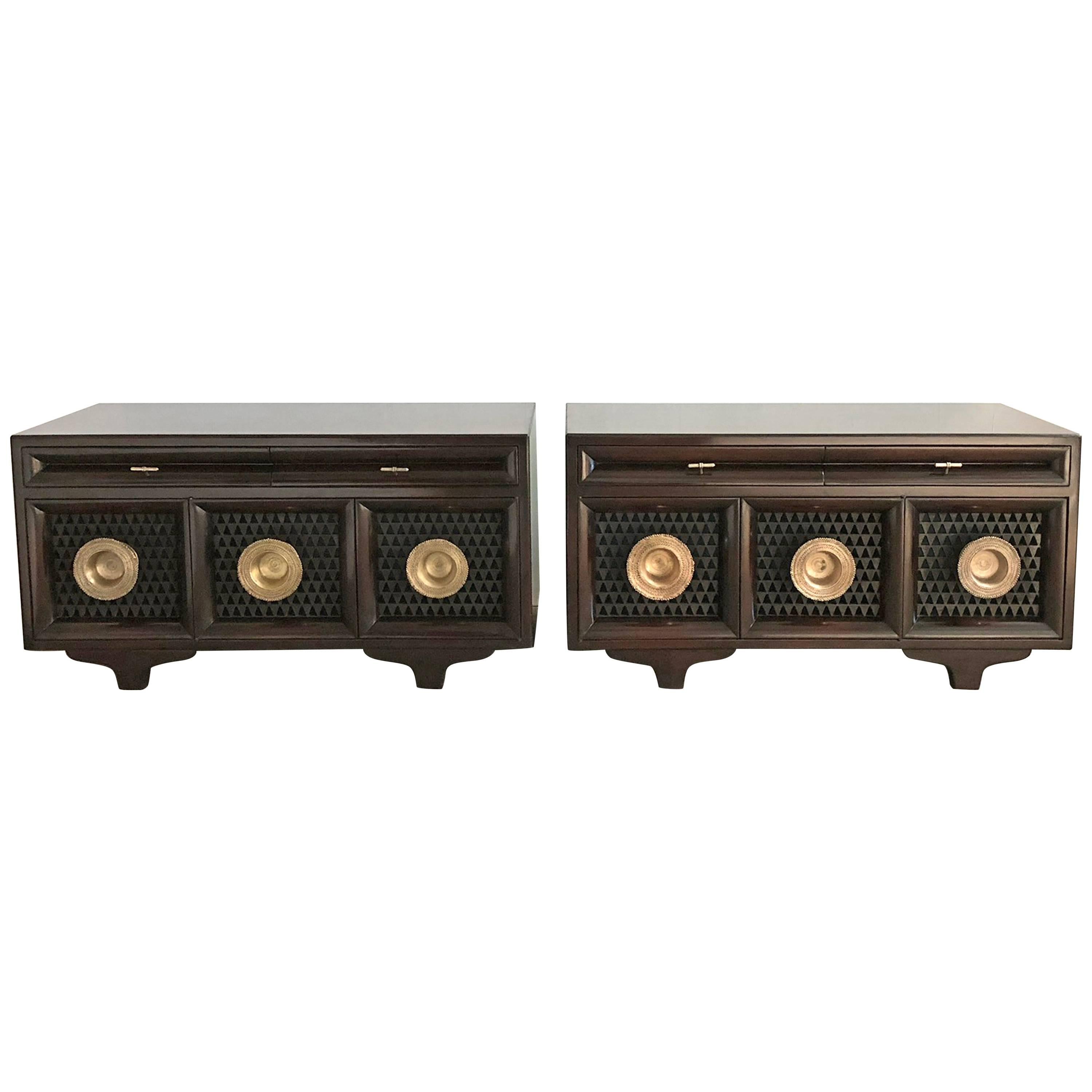 Pair of Matching Custom Cabinets, Nightstands or End Tables