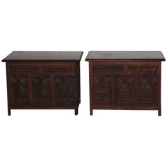 Pair of Indian End Table