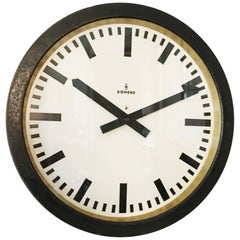 Large Siemens Factory Industrial or Station Wall Clock