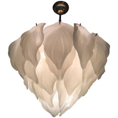 Murano Polar Ice Chandelier, 1970