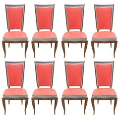 Set of 8  Art Deco Chairs