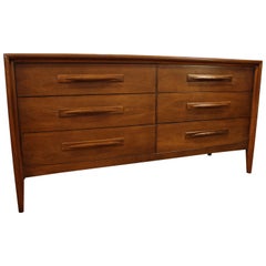 Broyhill Emphasis Walnut Dresser Credenza 