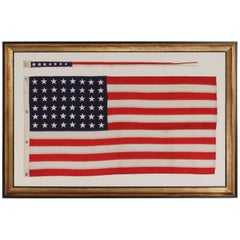 48 Star Flag and Matching Commissioning Pennant of the WWII Era