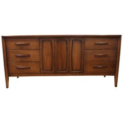 Mid-Century Modern Broyhill Emphasis Walnut Credenza