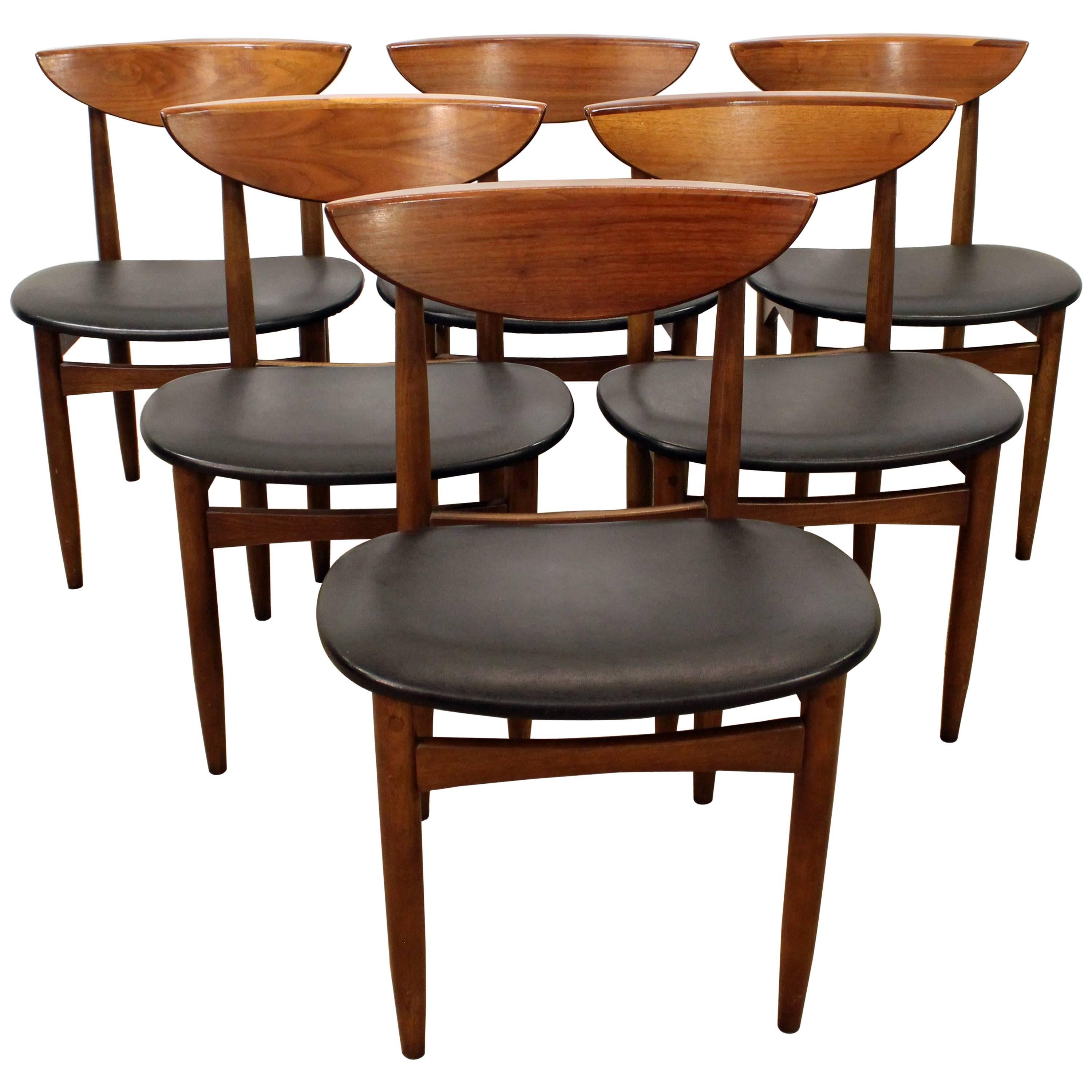 Set of 6 Mid-Century Modern Warren Church Lane 'Perception' Dining Chairs