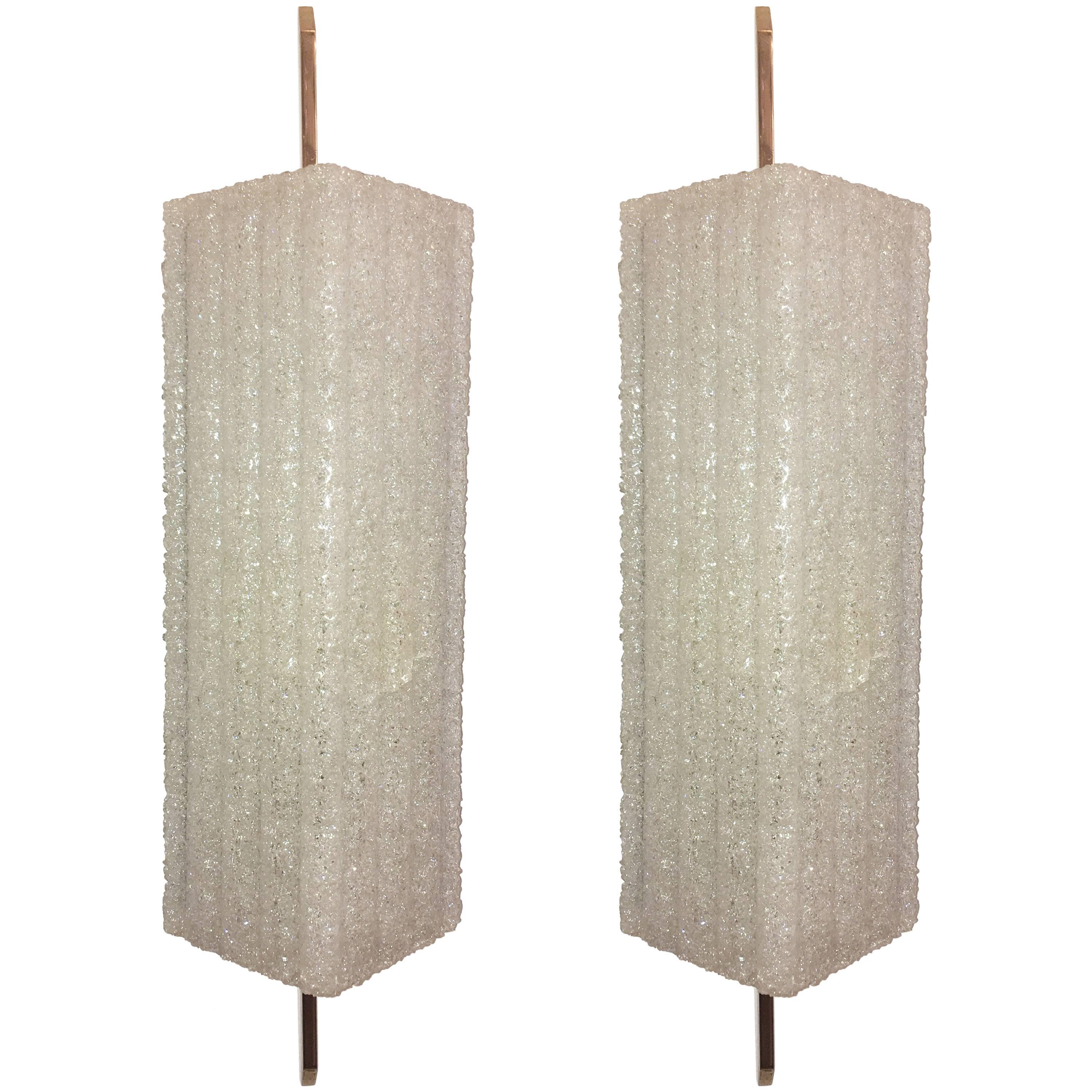 Pair of 1960s French Mid Century Wall Lights