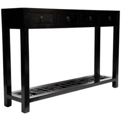 Four-Drawer Chinese Console Table