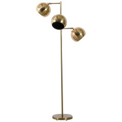 Midcentury Brass Floor Lamp by Koch & Lowy