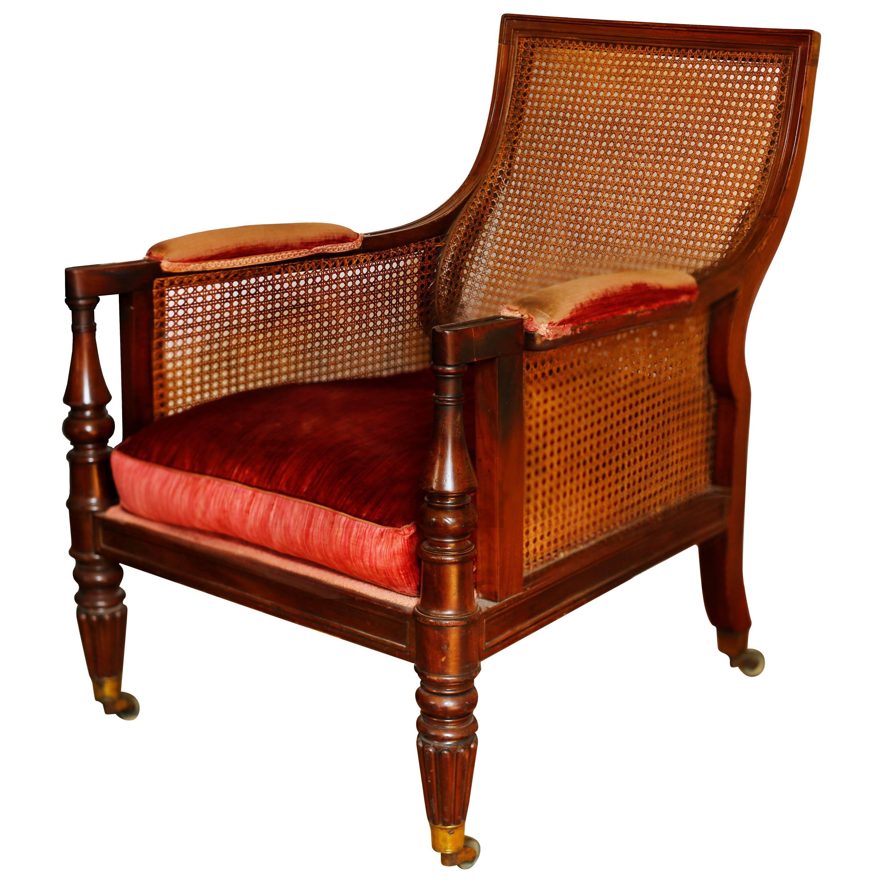 Early 19th Century Caned Bergere attributed to Gillows