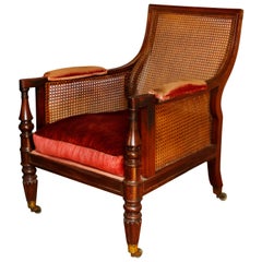 Used Early 19th Century Caned Bergere attributed to Gillows