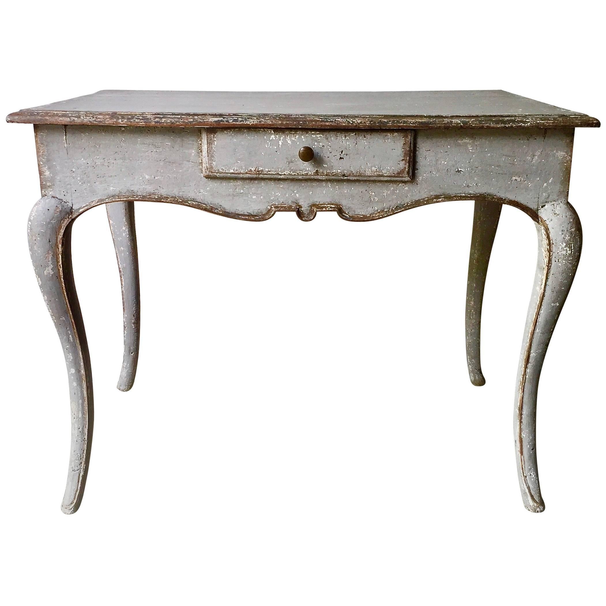 19th Century Louis XV Style Painted Small Table