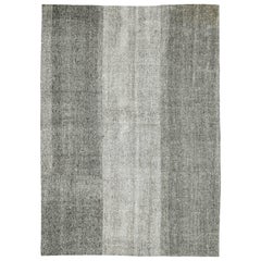 Tapis turc vintage à tissage plat