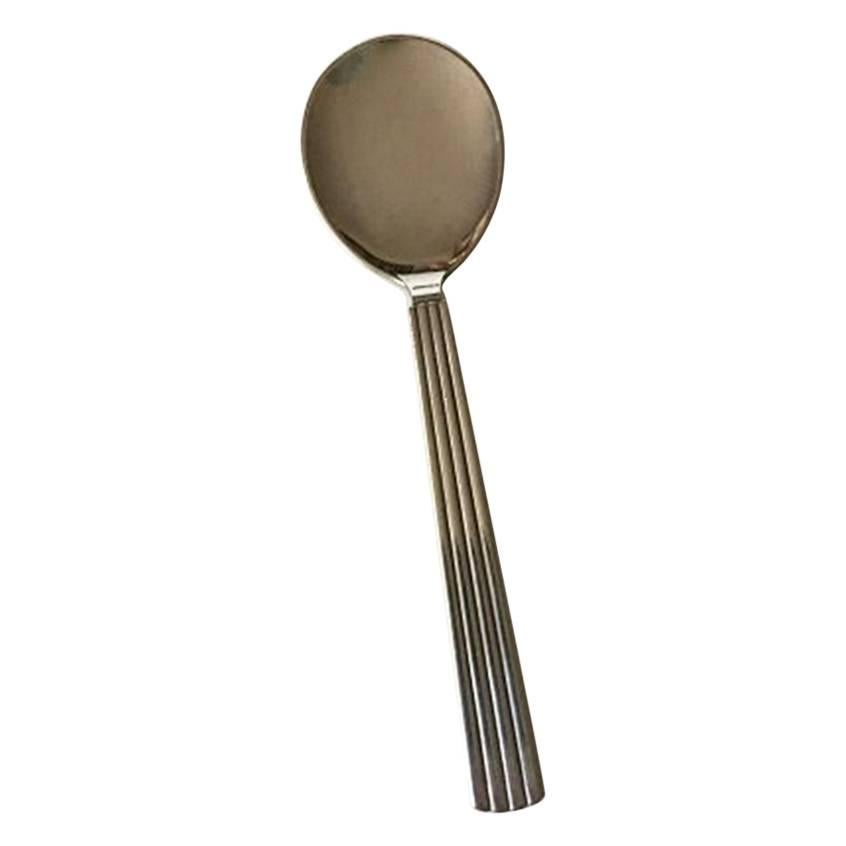 Georg Jensen Sterling Silver Bernadotte Flat Spoon, Sorbet Spoon