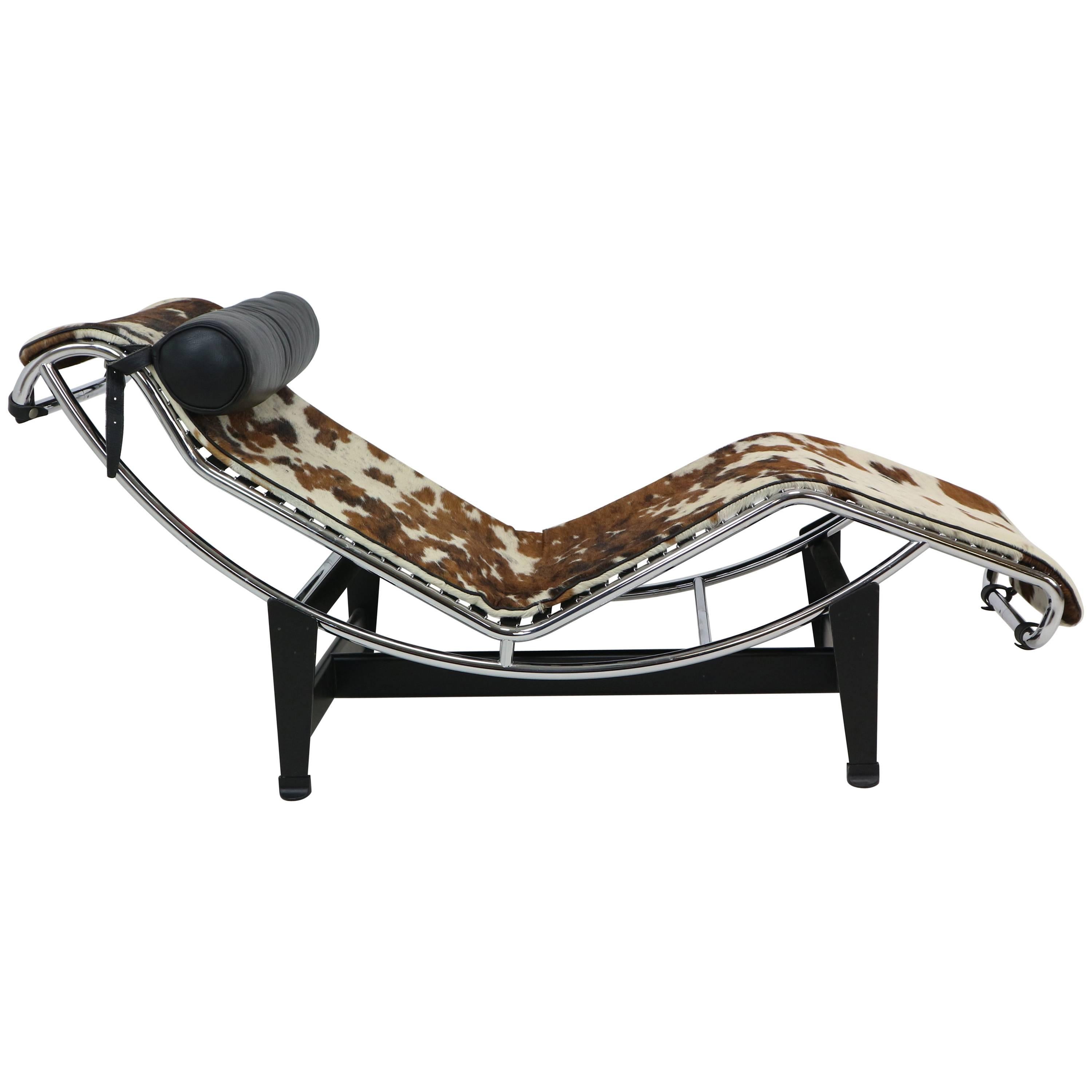 Chaise Longue "LC4" Le Corbusier, Cassina Edition, Ponyskin, Perfect  Condition at 1stDibs | lc4 le corbusier, pony skin chaise longue, le  corbusier chaise longue pony skin