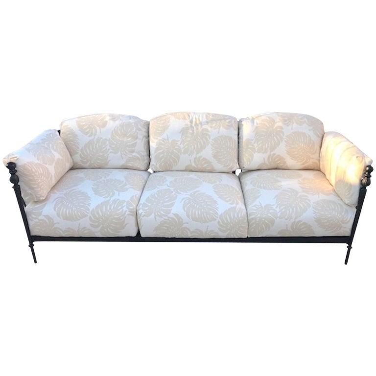 Michael Taylor Montecito Collection Sofa, Restored at 1stDibs