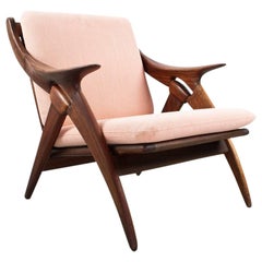 Teak Mid-Century Modern Lounge Chair "Knot" by De Ster, 1960s
